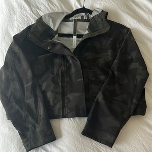 Lululemon Cropped Camo Rain Coat
